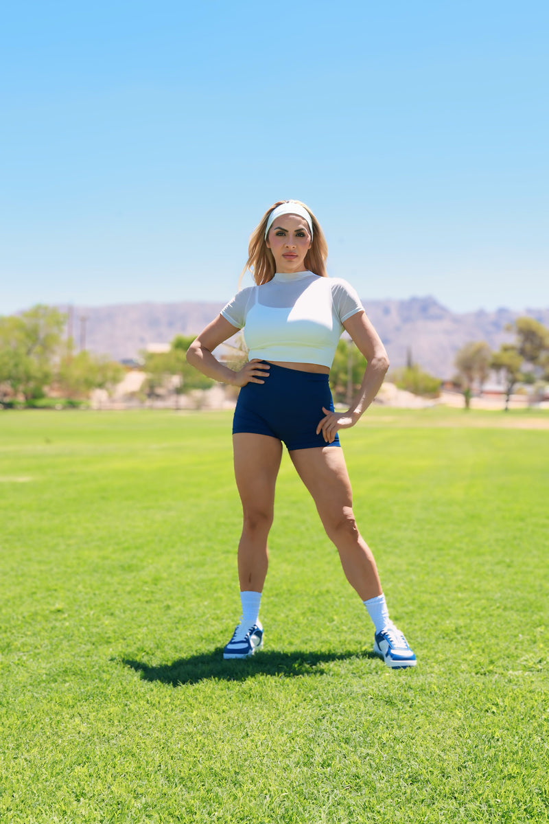 Waves of Pastel- Mesh Top