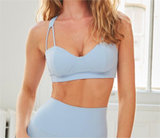 Waves of Pastel- Coral Reef Sports Bra