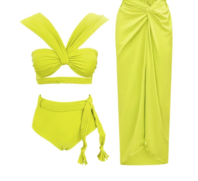 Braid Babe- Lime Green 3pc