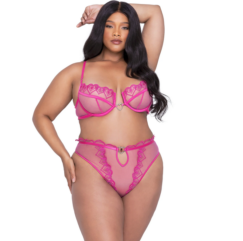 Bubblegum Heart 2-Piece Short Set