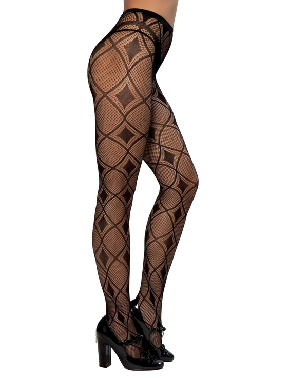 Diamond Print Pantyhose