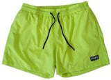 PAPI MEN TRUNKS 5.5" & 7.5" STRETCH-NEON YELLOW