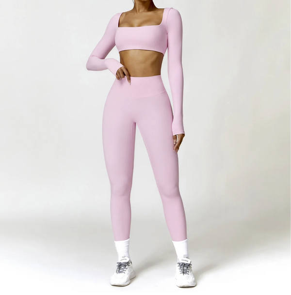 Wet Set Legging 2pc- Peoni Pink