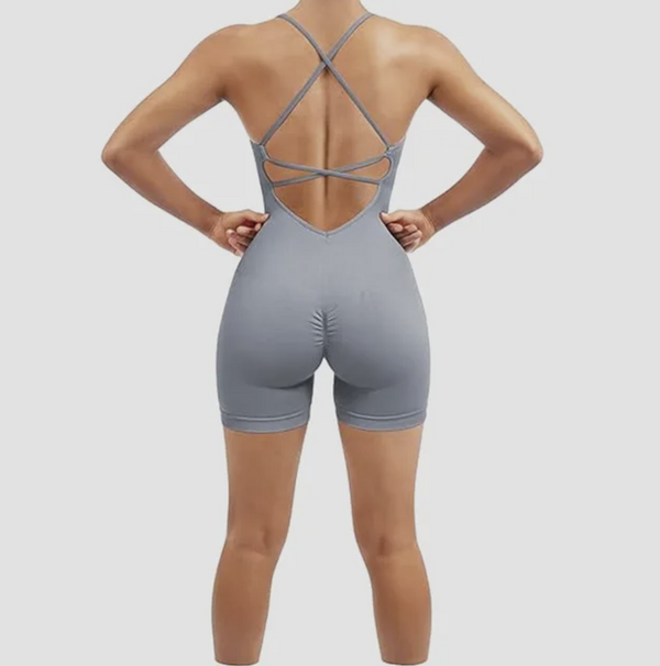 Ocean Odyssey Romper- Thunder Gray