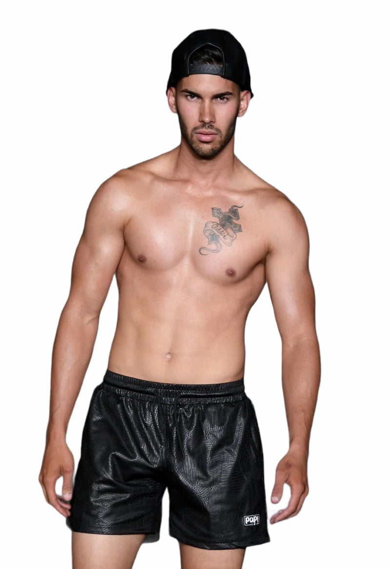 ONYX MEN TRUNKS 5.5" & 7.5" STRETCH- MATTE SNAKE