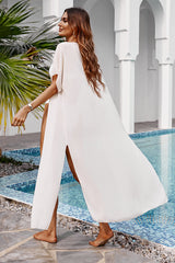 Ciara Drop Shoulder Sleeve Tie Waist Kimono