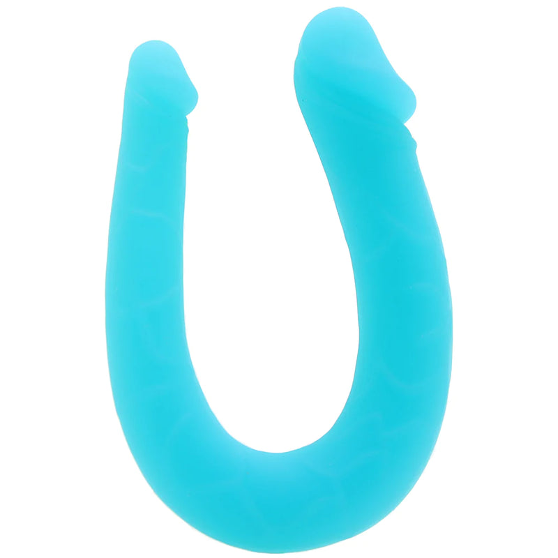 Silicone AC/DC Double Dildo In Teal