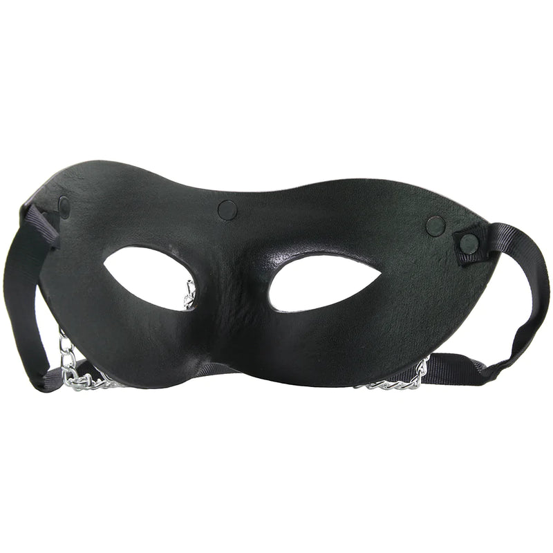 Sincerely Chained Lace Mask In Black