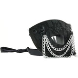 Sincerely Chained Lace Mask In Black